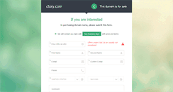 Desktop Screenshot of ctory.com