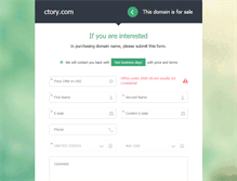 Tablet Screenshot of ctory.com